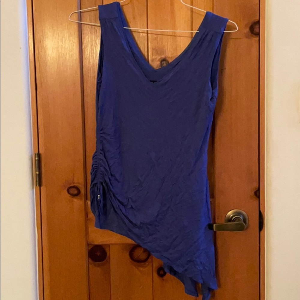 Blue tank